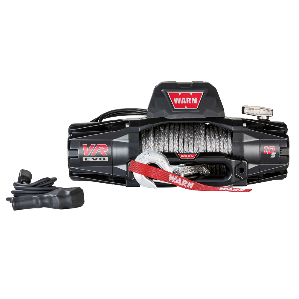 WARN VR EVO 10S standaard duty treklier met synthetische kabel